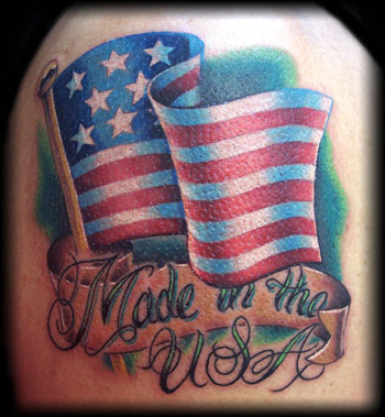 Looking for unique  Tattoos? USA flag